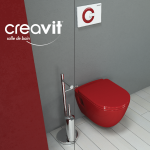 TP325 Terra Wall Hung Pan ROUGE