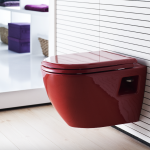 TP325 Terra Wall Hung Pan ROUGE