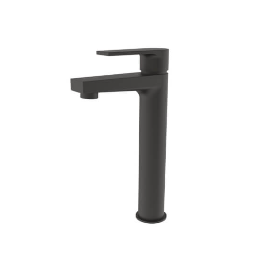 SR6500 Sharp Mitigeur lavabo Haut Noir mat