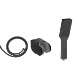 SH120N Kit douchette 3 fonctions + flexible Noir mat