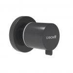 AC50L Robinet d'arrêt  1/2'' - 1/2'' (PPRC Body)-Anthracite Mat
