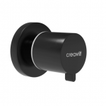 AC50L Robinet d'arrêt  1/2'' - 1/2'' (PPRC Body)-Noir Mat