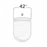 GR360 Grande XXL Back to Wall Pan