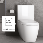 GR360 Grande XXL Back to Wall Pan