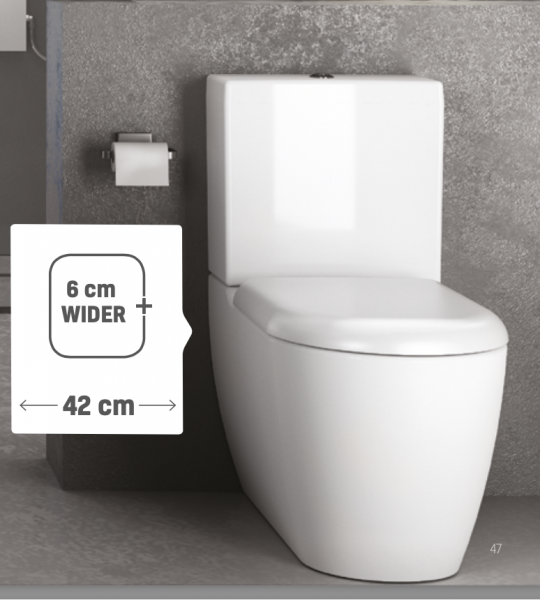 GR360 Grande XXL Back to Wall Pan