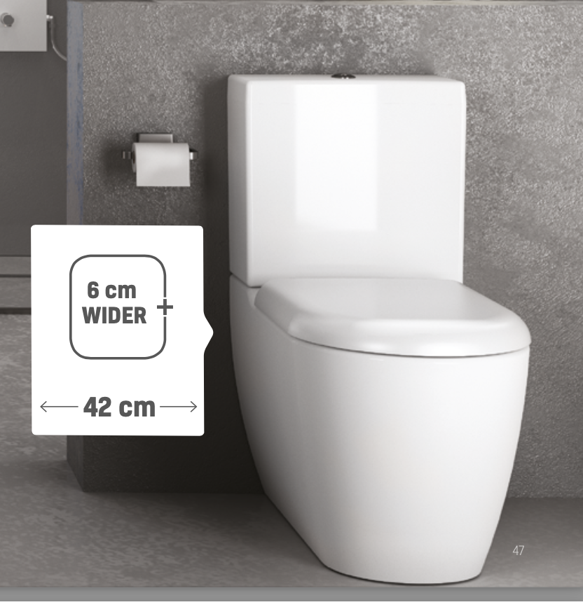 GR360 Grande XXL Back to Wall Pan