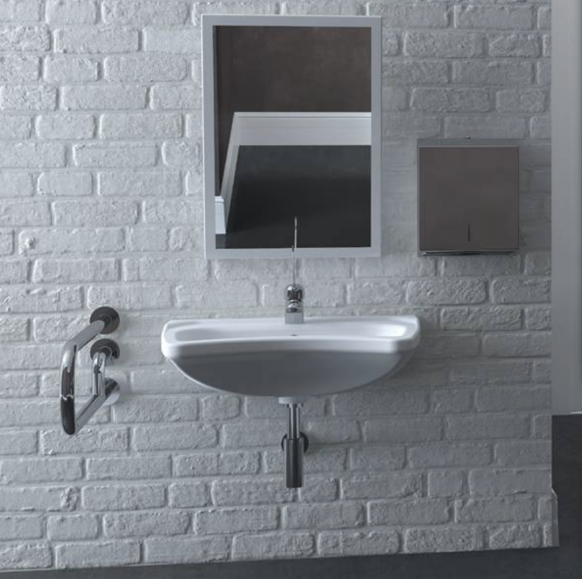 BD060 Handicapped 50x60 cm Washbasin