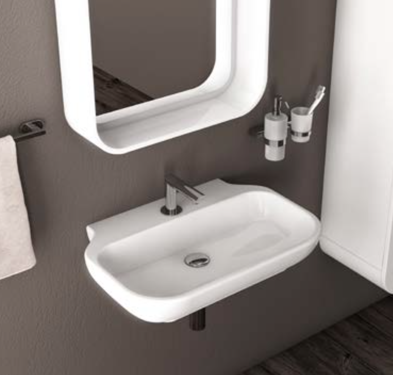 FE065 Free 45x65 cm Top Counter Washbasin