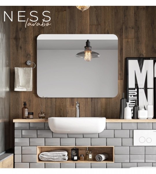 NS055 Ness Lavabo Semi-Encastré 55 cm
