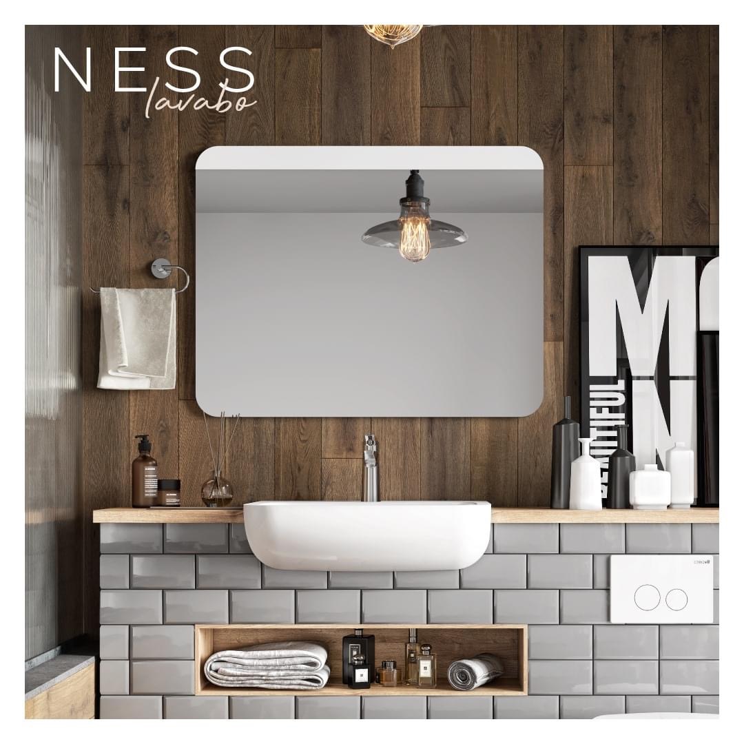 NS055 Ness Lavabo Semi-Encastré 55 cm