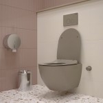 FE322 Free Rim-Off Wall Mounted Wall - Cappucino Matt
