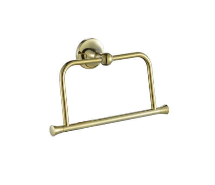 NO12025G Néo Porte petite serviette mural Gold