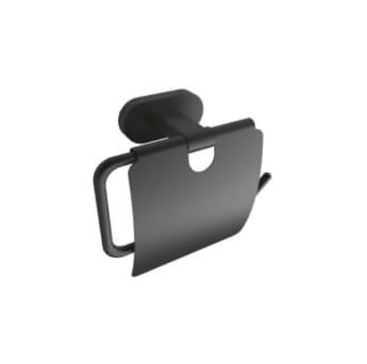 PL18809S Planet Porte papier hygiénique  Noir mat