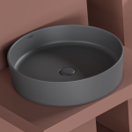 LP145 LoopVasque à poser Ø45 cm Matt Anthracite