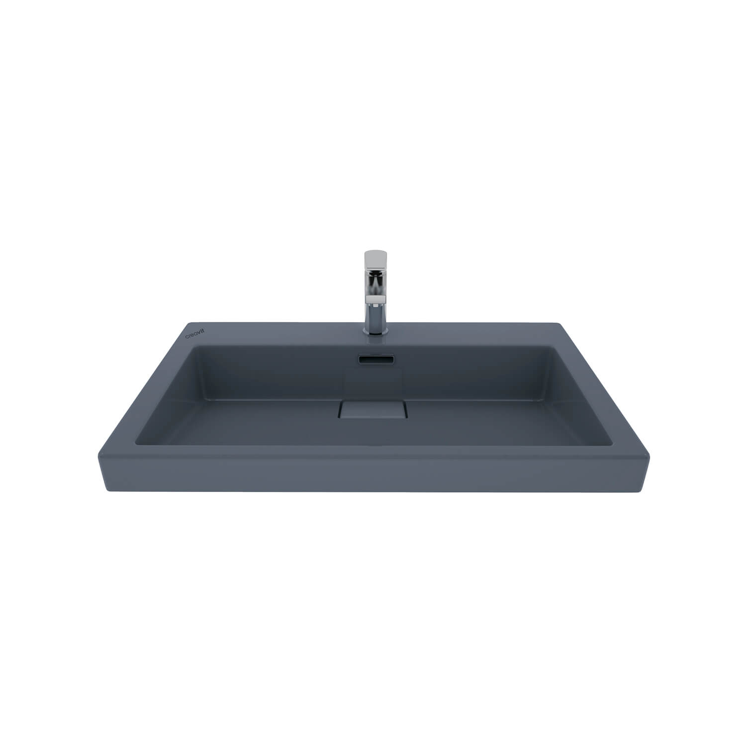 EP080B Epic 80 x 50 cm Plan vasque - Basalt mat