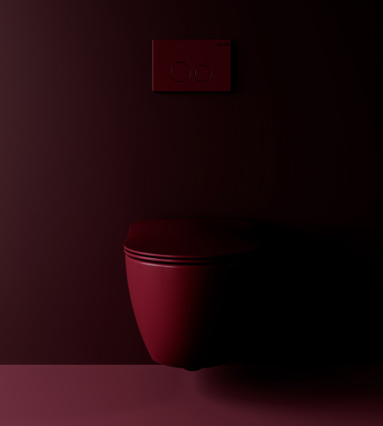 FE322 Free Wall Hung Pan Bordeaux Matt