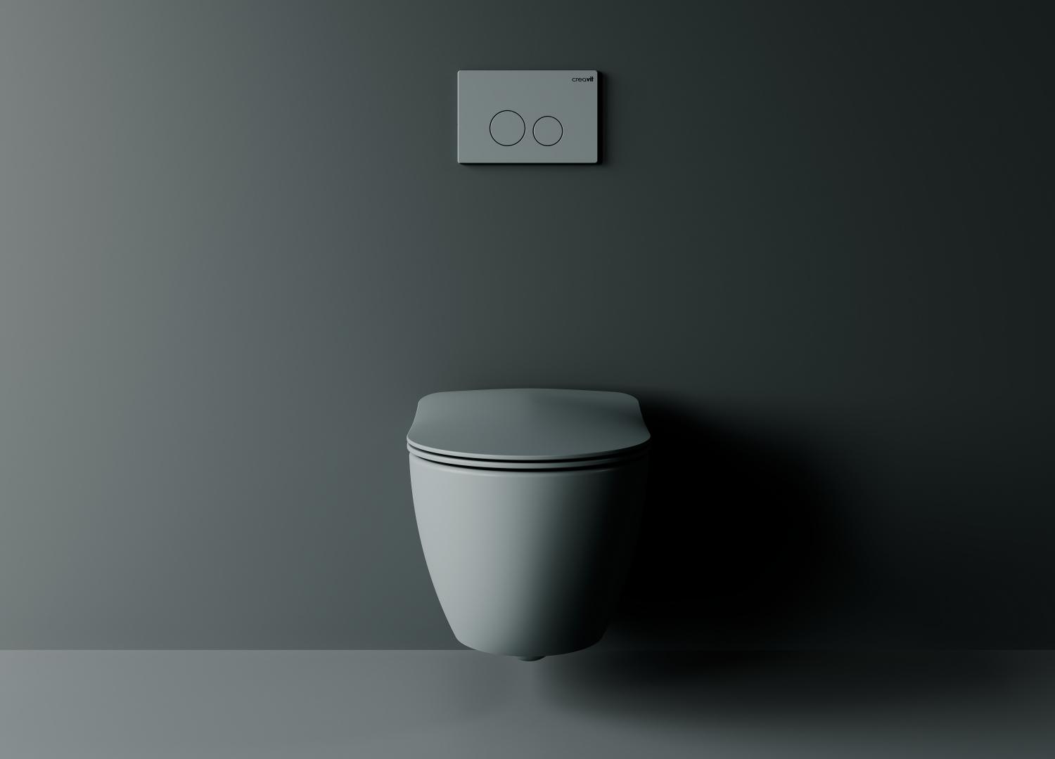 FE322 Free Wall Hung Pan Nile Cool Grey Matt