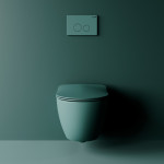 FE322 Free Wall Hung Pan Nile Green Matt