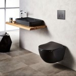 FE322  Free Rim-Off Wall Mounted Wall - Matt Black