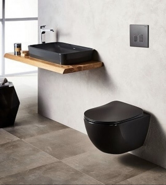 FE322  Free Rim-Off Wall Mounted Wall - Matt Black