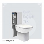 IT5030 Dual Flushing Mechanism 3-6L with Cable