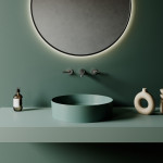 LP145NY Loop Vasque à poser Ø45 cm Green Matt