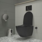 FE322  Free Rim-Off Wall Mounted Wall - Matt Black