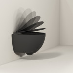 FE322 Free Wall Hung Pan - Anthracite Matt