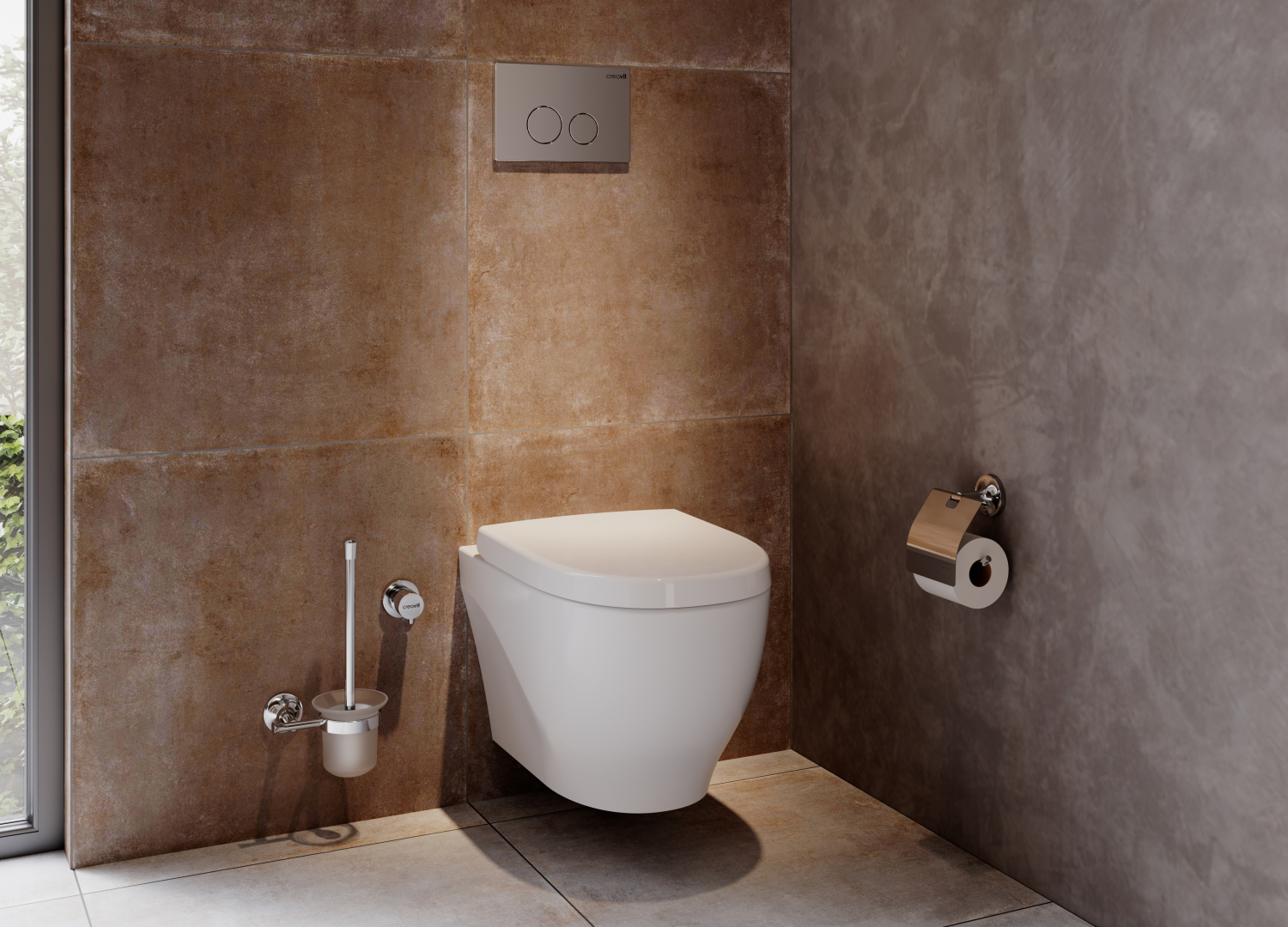 MA321 Mare Rim Off Wall Hung Pan