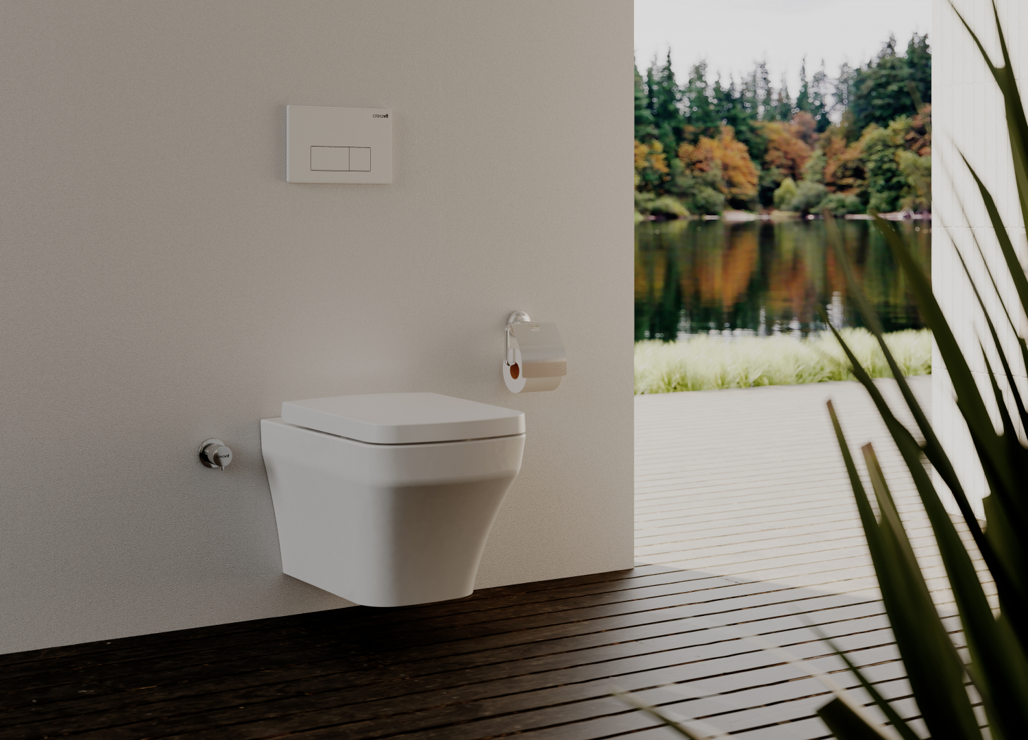 SO321 Solo Rim Off Wall Hung Pan