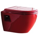 TP325 Terra Wall Hung Pan ROUGE